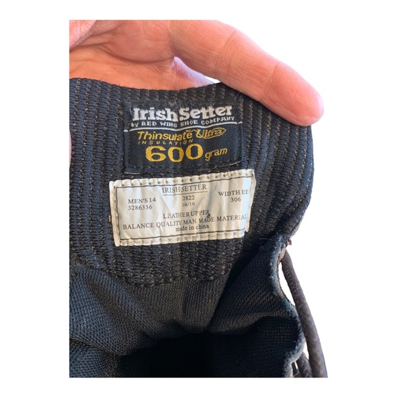 Irish Setter Red Wing Hunting Boots Sz 14 EE - Picture 5 of 6